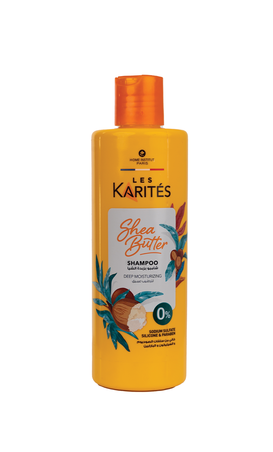 Les Karites Shea Butter Shampoo – Sulfate-Free Deep Moisturizing (400ml)