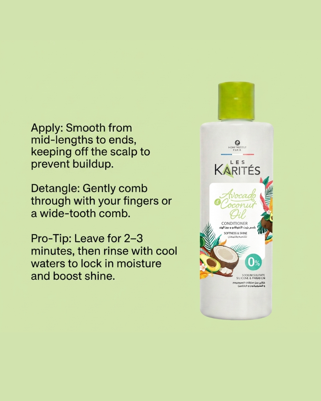Avocado & Coconut Oil Conditioner – Shine & Softness (400ml)