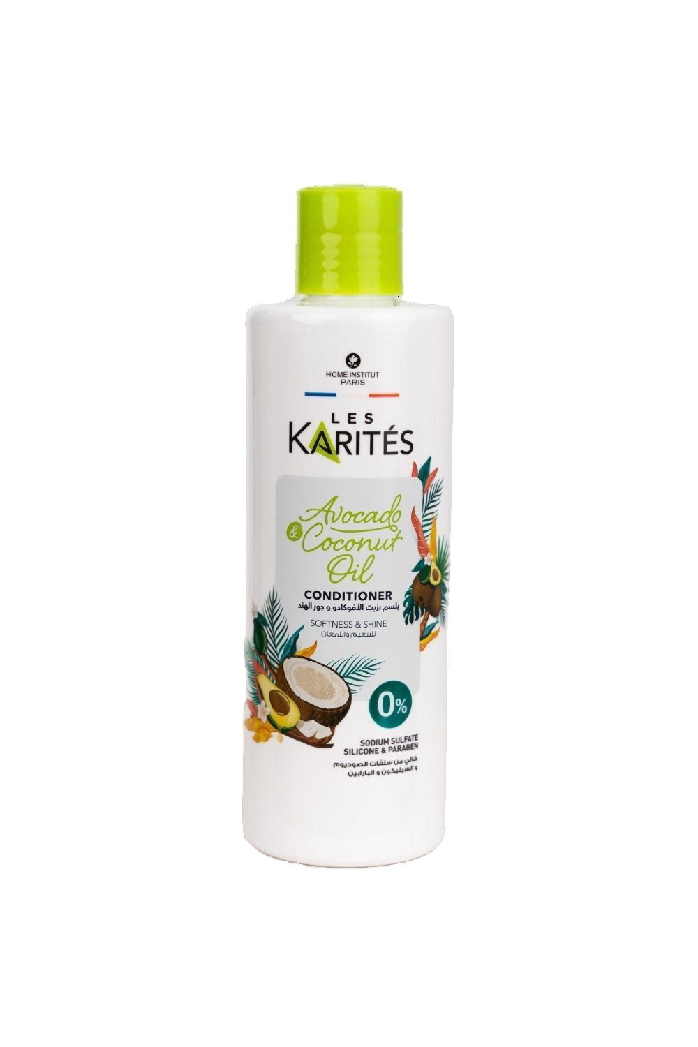 Les Karites Avocado &amp; Coconut Oil Conditioner – Shine &amp; Hydration (400ml)